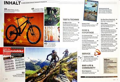 MountainBIKE Inhaltsverzeichnis