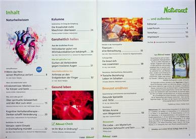 Naturarzt Inhaltsverzeichnis