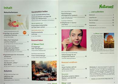 Naturarzt Inhaltsverzeichnis