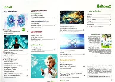 Naturarzt Inhaltsverzeichnis
