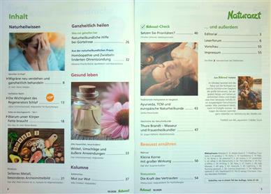 Naturarzt Inhaltsverzeichnis