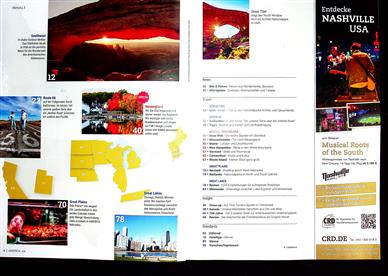 America Journal Inhaltsverzeichnis