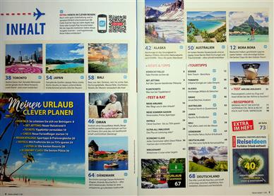 Clever Reisen Inhaltsverzeichnis