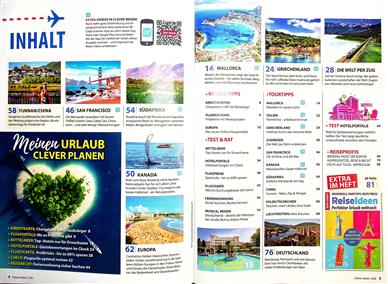 Clever Reisen Inhaltsverzeichnis