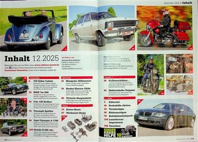 Oldtimer Praxis Inhaltsverzeichnis