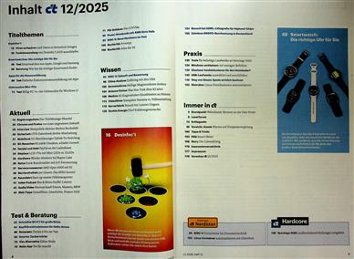 ct Magazin Inhaltsverzeichnis