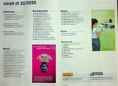 ct Magazin Inhaltsverzeichnis