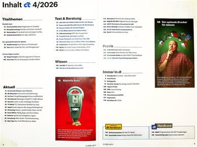 ct Magazin Inhaltsverzeichnis