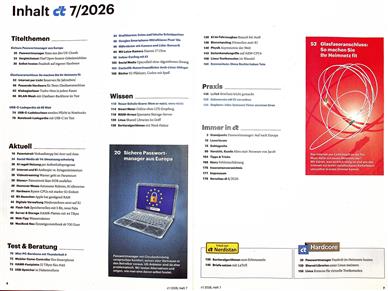 ct Magazin Inhaltsverzeichnis