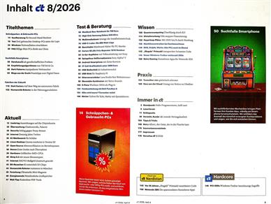 ct Magazin Inhaltsverzeichnis