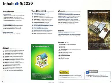 ct Magazin Inhaltsverzeichnis