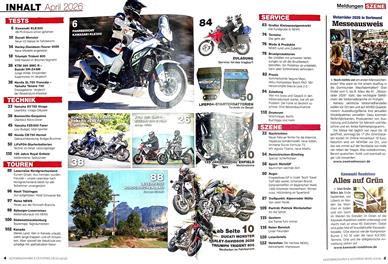 Motorrad News Inhaltsverzeichnis
