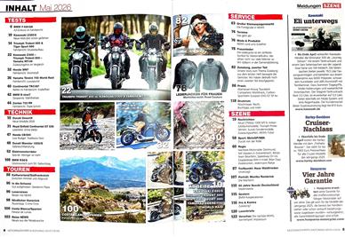 Motorrad News Inhaltsverzeichnis