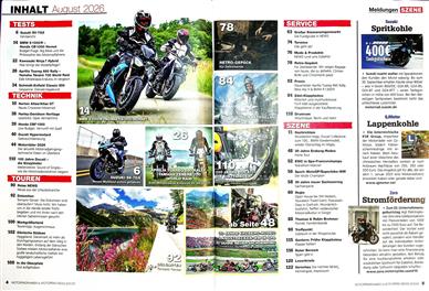 Motorrad News Inhaltsverzeichnis