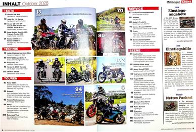 Motorrad News Inhaltsverzeichnis