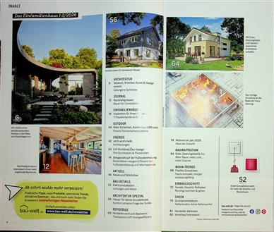 Das Einfamilienhaus CH Inhaltsverzeichnis