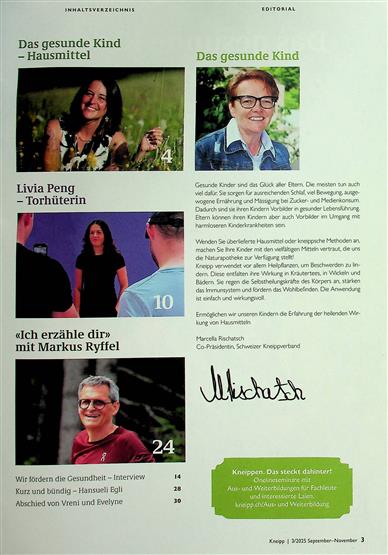kneipp natürlich leben Inhaltsverzeichnis