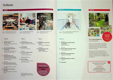 Pflegen Demenz Inhaltsverzeichnis