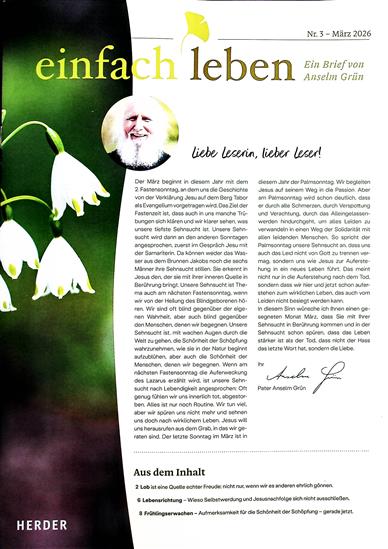 Einfach Leben Monatsbrief Inhaltsverzeichnis