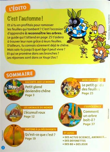 Youpi Inhaltsverzeichnis