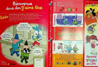 J'aime lire Inhaltsverzeichnis