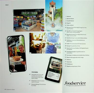 Food-Service Inhaltsverzeichnis