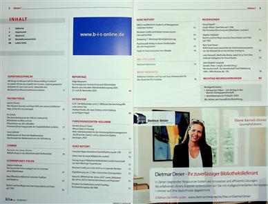 b.i.t. online Inhaltsverzeichnis