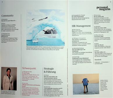 Personalmagazin Inhaltsverzeichnis