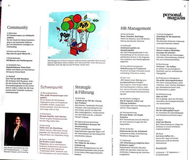 Personalmagazin Inhaltsverzeichnis