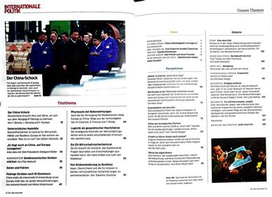IP Internationale Politik Inhaltsverzeichnis