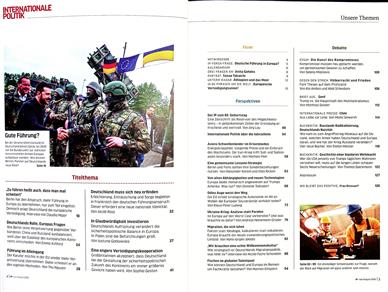IP Internationale Politik Inhaltsverzeichnis