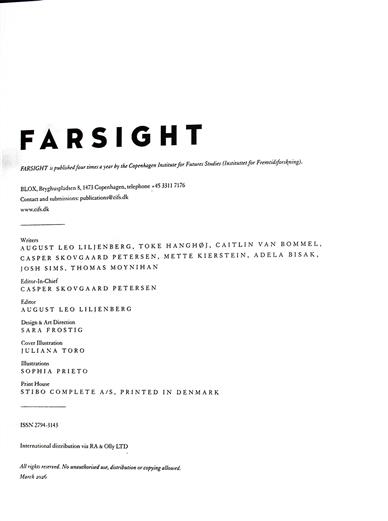 Farsight Inhaltsverzeichnis