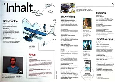 personalmagazin - neues lernen Inhaltsverzeichnis