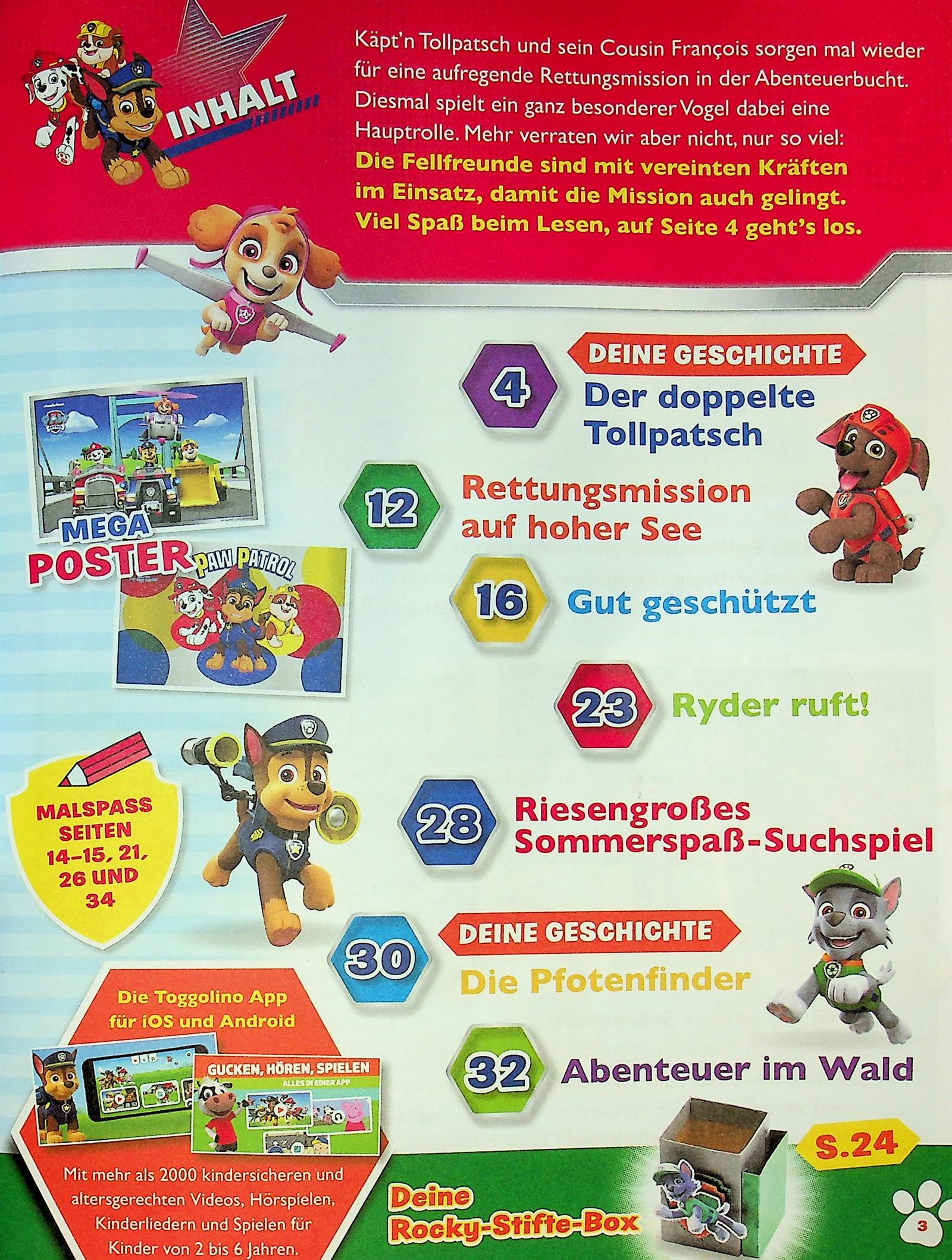 Wann Kommt Die Neue Paw Patrol Zeitschrift Paw Patrol Abo 35% Rabatt auf Mini- und Geschenkabo Presseshop.at